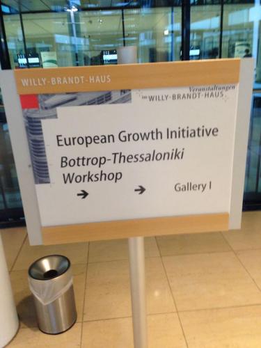 YET European Growth Initiative Berlin - Botrop Thessaloniki workshop 11.2015 1